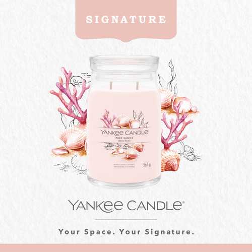 Yankee Candle® Pink Sands Signature nagy üveggyertya 567 g
