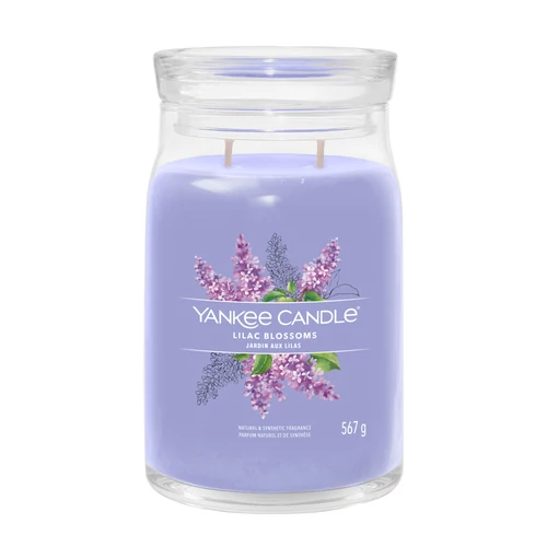 Yankee Candle® Lilac Blossoms Signature nagy üveggyertya
