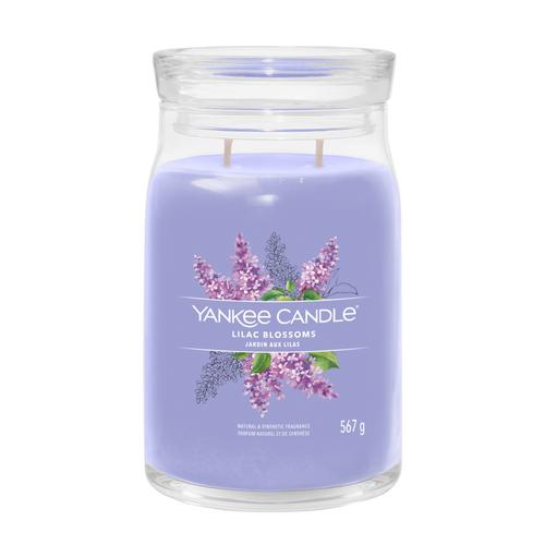 Lilac Blossoms Signature nagy üveggyertya