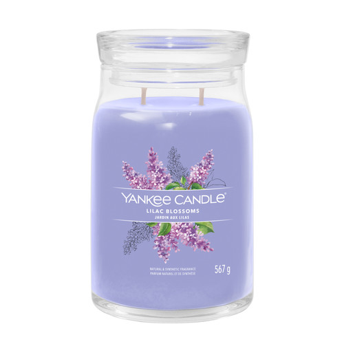 Yankee Candle® Lilac Blossoms Signature nagy üveggyertya 567 g