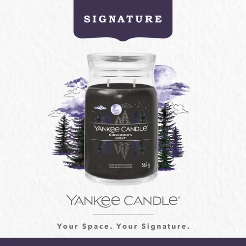 Yankee Candle® Midsummer’s Night Signature nagy üveggyertya 567 g