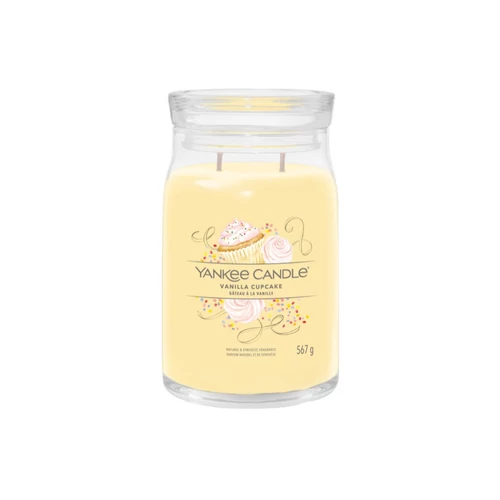 Yankee Candle® Vanilla Cupcake Signature nagy üveggyertya