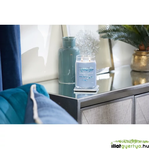 Ocean Air Signature nagy üveggyertya 567 g
