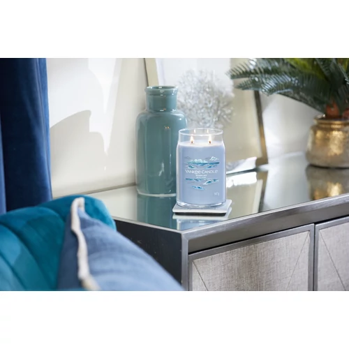 Yankee Candle® Ocean Air Signature nagy üveggyertya 567 g