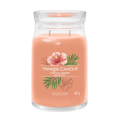 Yankee Candle® Tropical Breeze Signature nagy üveggyertya