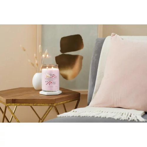 Yankee Candle® Pink Cherry & Vanilla Signature nagy üveggyertya 567 g