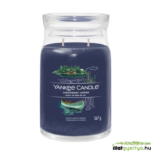 Yankee Candle® Lakefront Lodge Signature nagy üveggyertya