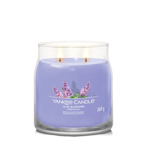 Yankee Candle® Lilac Blossoms Signature közepes üveggyertya 368 g