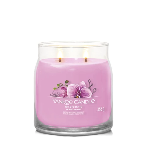 Yankee Candle® Wild Orchid Signature közepes üveggyertya 368 g