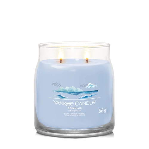 Yankee Candle® Ocean Air Signature közepes üveggyertya 368 g