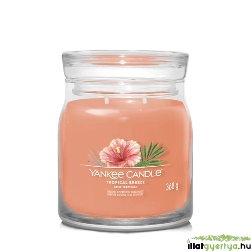 Yankee Candle® Tropical Breeze Signature közepes üveggyertya