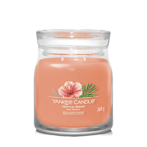 Yankee Candle® Tropical Breeze Signature közepes üveggyertya 368 g