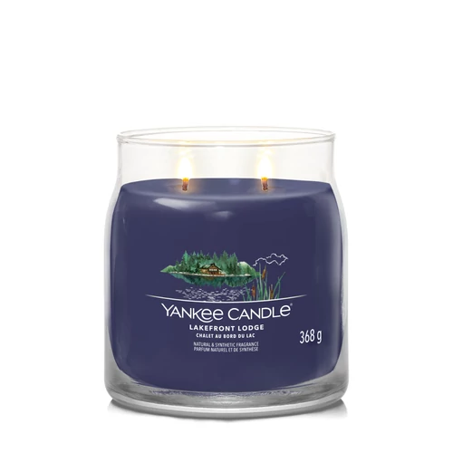 Yankee Candle® Lakefront Lodge Signature közepes üveggyertya 368 g