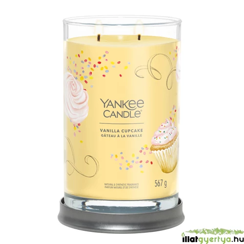 Vanilla Cupcake Signature nagy poharas gyertya 567 g