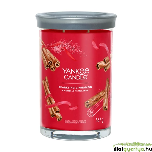 Yankee Candle® Sparkling Cinnamon Signature nagy poharas gyertya