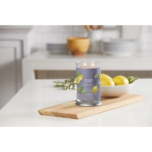 Yankee Candle® Black Tea & Lemon Signature nagy poharas gyertya 567 g