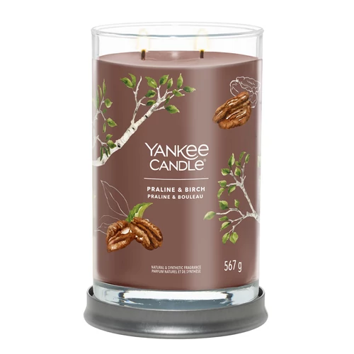 Yankee Candle® Praline & Birch Signature nagy poharas gyertya 567 g