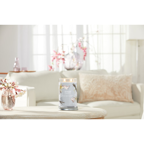 Yankee Candle® Smoked Vanilla & Cashmere Signature nagy poharas gyertya 567 g