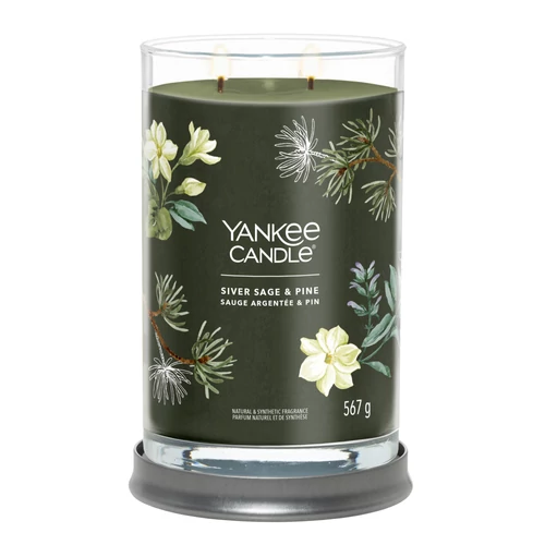 Yankee Candle® Silver Sage & Pine Signature nagy poharas gyertya 567 g