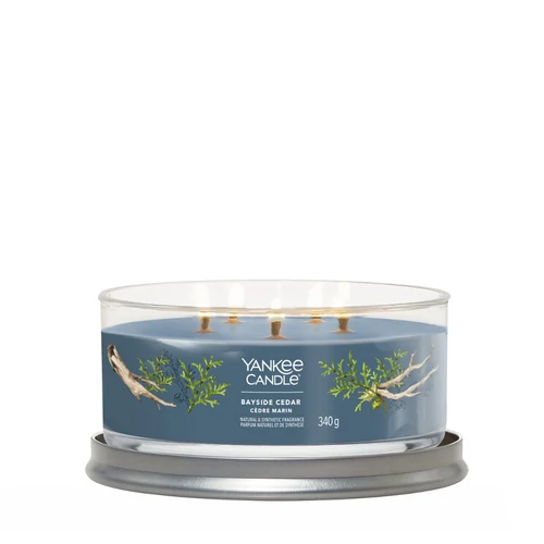 Yankee Candle® Bayside Cedar Signature 5 kanócos poharas gyertya 340 g