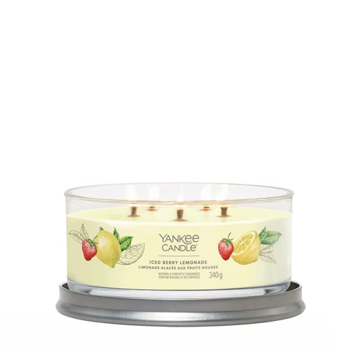 Yankee Candle® Iced Berry Lemonade Signature 5 kanócos poharas gyertya 340 g