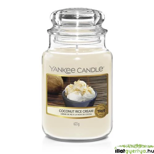 Yankee Candle® Coconut Rice Cream klasszikus nagy üveggyertya