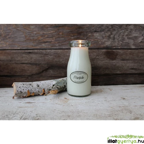 Milkhouse Candle® Fireside Creamery Milkbottle üveggyertya