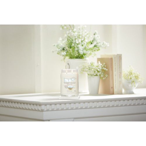Yankee Candle® Clean Cotton Signature nagy üveggyertya 567 g