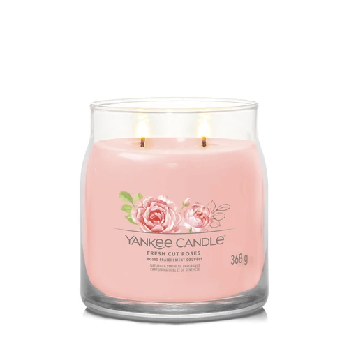 Yankee Candle® Fresh Cut Roses Signature közepes üveggyertya 368 g