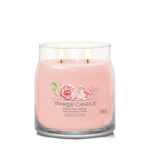 Yankee Candle® Fresh Cut Roses Signature közepes üveggyertya 368 g