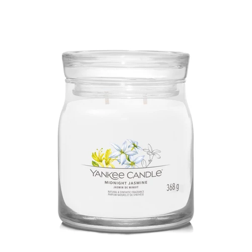 Yankee Candle® Midnight Jasmine Signature közepes üveggyertya