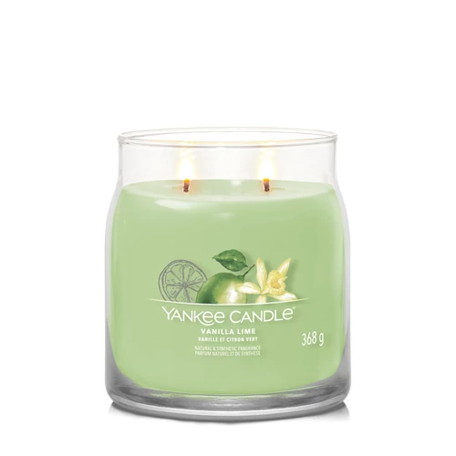 Yankee Candle® Vanilla Lime Signature közepes üveggyertya 368 g