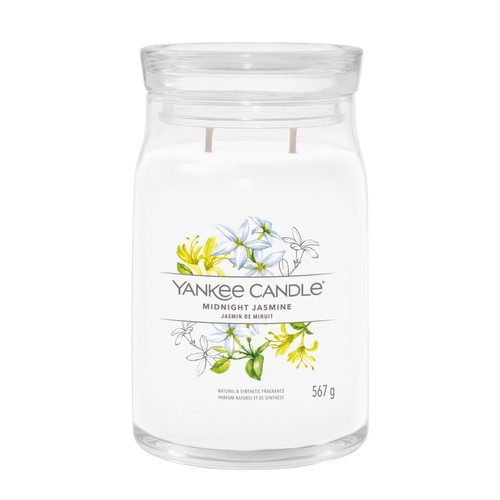 Yankee Candle® Midnight Jasmine Signature nagy üveggyertya 567 g