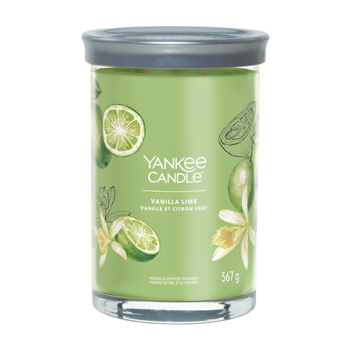Yankee Candle® Vanilla Lime Signature nagy poharas gyertya 567 g