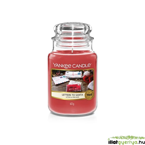 Yankee Candle® Letters to Santa klasszikus nagy üveggyertya