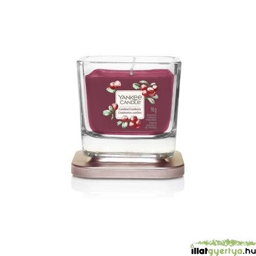 Candied Cranberry kis üveggyertya