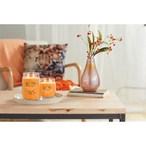 Farm Fresh Peach Signature nagy üveggyertya