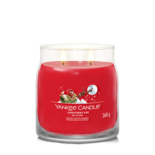 Yankee Candle® Christmas Eve Signature közepes üveggyertya 368 g Yankee Candle® Christmas Eve Signature közepes üveggyertya 368 g