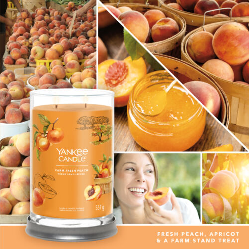 Farm Fresh Peach Signature nagy poharas gyertya