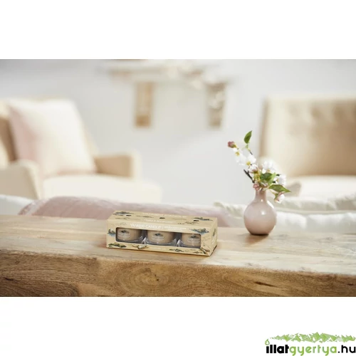 Amber & Sandalwood üveges mintagyertya szett
