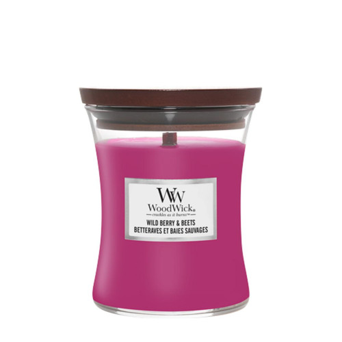 WoodWick® Wild Berry & Beets közepes üveggyertya 275 g