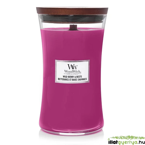 WoodWick® Wild Berry & Beets nagy üveggyertya