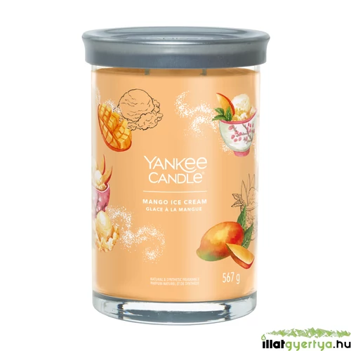 Yankee Candle® Mango Ice Cream Signature nagy poharas gyertya