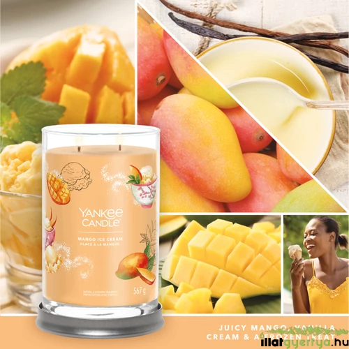 Mango Ice Cream Signature nagy poharas gyertya 567 g