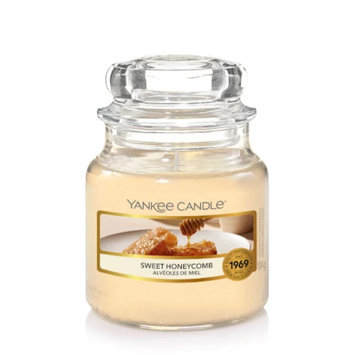 Sweet Honeycomb kis üveggyertya