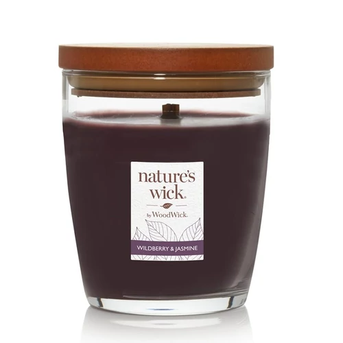 Nature's Wick® Wildberry & Jasmine közepes üveggyertya