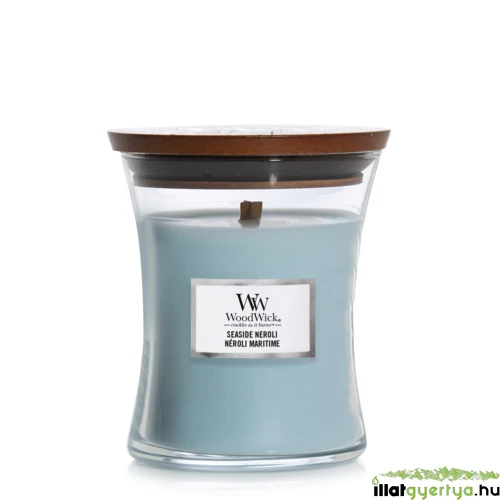 WoodWick® Seaside Neroli közepes üveggyertya