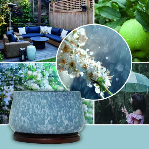 Yankee Candle® Fresh Rain Outdoor közepes gyertya 283 g
