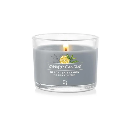Yankee Candle® Black Tea & Lemon üveges mintagyertya 37 g