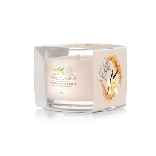 Yankee Candle® Vanilla Creme Brulee üveges mintagyertya 37 g